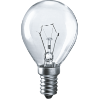 Лампа накаливания General Electric 60Вт 220В Е14 шарик, прозрачная