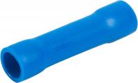 Гильза СВЕТОЗАР соединительная, изолированная, синяя, сечение кабеля 1,5-2,5мм², 27А