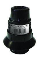 Патрон TDM E14 карболитовый с кольцом, цвет черный